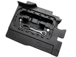 2009-2019 Nissan GT-R Spare Tire Tool Kit and Foam Floor Spacer Panel (Used OEM)