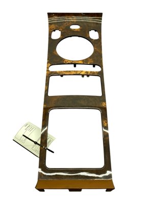 2004-2011 Bentley Continental Brown Center Console Trim Bezel - Front (Used OEM)
