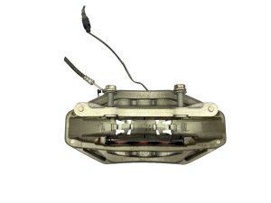 2017-2025 Audi Q7 Gray Akebono Disc Brake Caliper with Bracket - Front, Right (Passenger) (Used OEM)