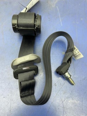 2017-2023 Honda Ridgeline Black Seat Belt Assembly - Rear, Left (Driver) (Used OEM)