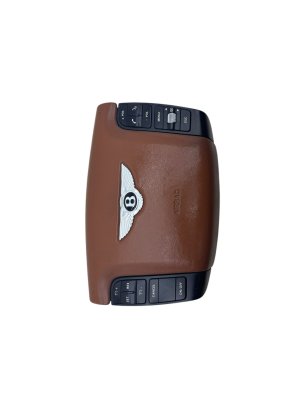 2004-2011 Bentley Continental Tan Steering Wheel Air Bag (Used OEM)