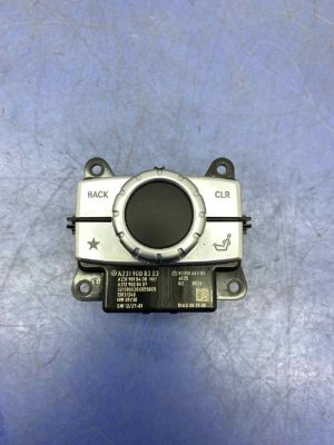 2013-2020 Mercedes-Benz SL600 Center Console Multimedia Audio Radio Control Switch - Front (Used OEM)