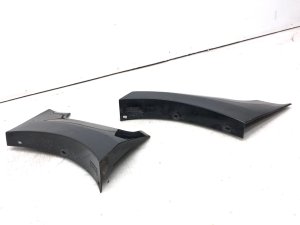 2013-2018 BMW X5 Black Sapphire Metallic Bumper Wheel Arch Fender Flare Extensions - Rear (Used OEM)