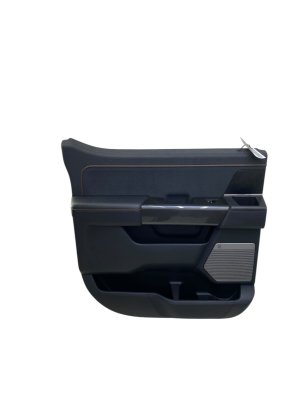 2021-2025 Ford F-150 Black Door Interior Trim Panel with 8-Speaker B&O Sound System - Rear, Left (Driver) (Used OEM)