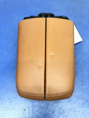 2016-2019 BMW M760i xDrive Tan Center Console Armrest Lid Cover (Used OEM)