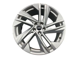 2020-2025 Audi Q7 Silver 20x9 5 Double-Spoke Silver Alloy Wheel (Used OEM)