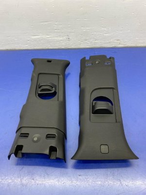 2021-2024 GMC Yukon XL Black Upper B-Pillar Trim Cover Panel Set (Used OEM)