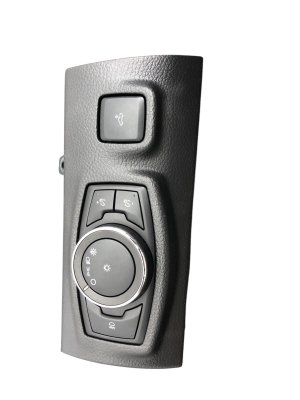 2013-2020 Ford Fusion Ebony (Black) Headlight Control Switch with Bed Light Switch (Used OEM)