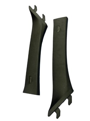 2019-2022 BMW 328i Black A-Pillar Trim Cover Panels - Right (Passenger) (Used OEM)