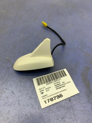 2014-2017 Maserati Ghibli White Roof Shark Fin Radio Antenna (Used OEM)