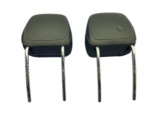 2017-2023 Mercedes-Benz E500 Black Seat Nappa Leather Headrest Set - Front, Right (Passenger) (Used OEM)
