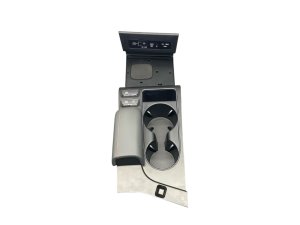 2024-2025 Hyundai Sonata Center Console Cupholder Trim Panel with Charge Port and Auto Hold Switch - Front (Used OEM)