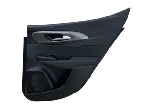 2023-2025 Dodge Hornet Black Sport Leather Door Interior Trim Panel - Rear, Right (Passenger) (Used OEM)