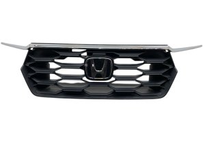 2023-2025 Honda Pilot Chrome Front Bumper Grille with Chrome Molding and Front View Camera Hole (Used OEM)