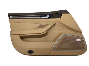 2017-2023 Porsche Panamera Brown Door Interior Trim Panel - Front, Left (Driver) (Used OEM)