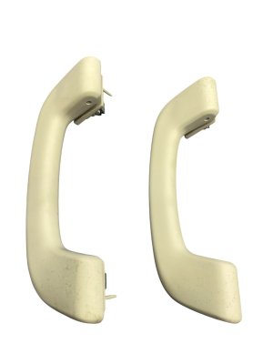 2019-2022 BMW X7 Ivory (White) Overhead Grab Handle Set - Rear (Used OEM)