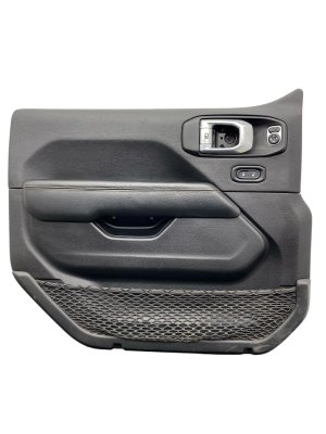 2020-2024 Jeep Gladiator Black Door Interior Trim Panel - Front, Left (Driver) (Used OEM)
