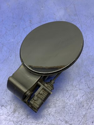 2010-2019 Jaguar XJ Ebony (Black) Fuel Filler Door with Pocket and Actuator (Used OEM)