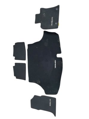 2019-2022 Toyota Avalon Black Front Rear and Trunk Carpet Floor Mat Set (Used OEM)