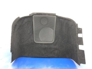 2014-2020 Jaguar F-Type Black Bulkhead Speaker Cover Trim Panel - Rear, Left (Driver) (Used OEM)