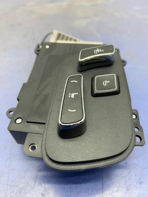 2013-2017 Lexus LS460 Black Power Seat Adjustment Control Switch - Front, Right (Passenger) (Used OEM)