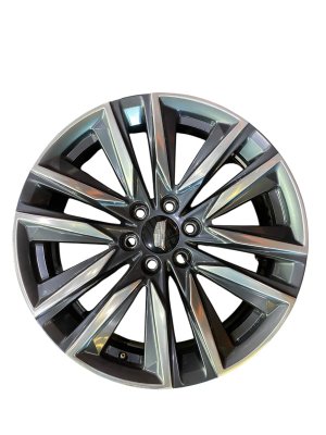 2021-2024 GMC Yukon XL Charcoal (Black) 22-Inch 12-Spoke Machined Polished Charcoal Alloy Wheel (Used OEM)