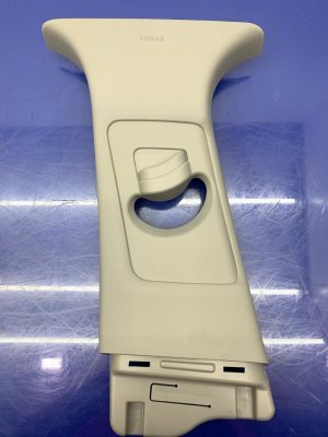 2021-2023 Kia Sorento Gray Upper B-Pillar Trim Cover Panel - Left (Driver) (Used OEM)