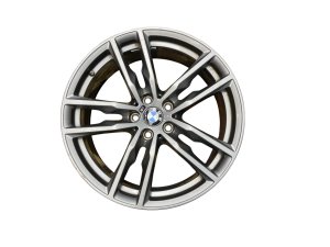 2018-2024 BMW X3 Gray 19x7.5 Style 698M Machined Silver Alloy Wheel (Used OEM)