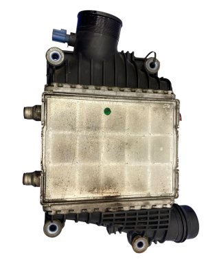 2017-2020 Jaguar F-Pace Radiator Condenser Intercooler Cooling Fan Assembly (Used OEM)
