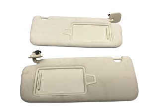 2022-2025 Genesis GV70 Beige Sun Visor Set - Front, Right (Passenger) (Used OEM)