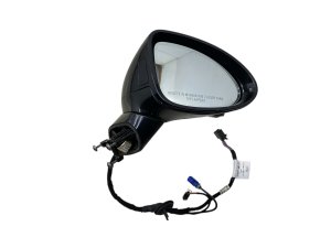 2015-2018 Porsche Cayenne Jet Black Power Folding Heated Blind Spot Memory Door/Side View Mirror with Camera - Front, Right (Passenger) (Used OEM)