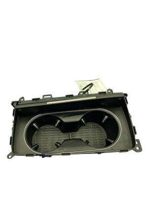 2021-2024 Genesis GV80 Center Console Dual Cup Holder Assembly with Lid (Used OEM)