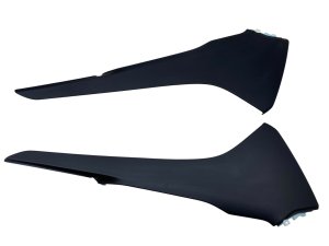 2022-2025 Lucid Air Black Front Center Console Side Trim Panel Set (Used OEM)