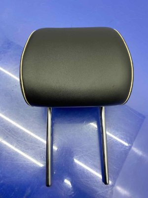 2021-2024 Genesis GV80 Black Seat Leather Headrest - Front, Left (Driver) (Used OEM)