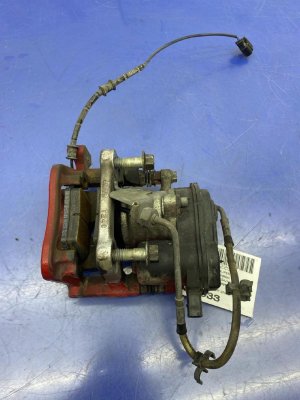 2016-2019 Jaguar XJ Red Disc Brake Caliper for 380mm Rotors - Rear, Right (Passenger) (Used OEM)