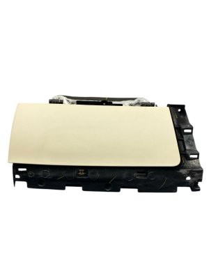  Tesla Model s Beige Dashboard Glove Box Storage Compartment - Front (Used OEM)