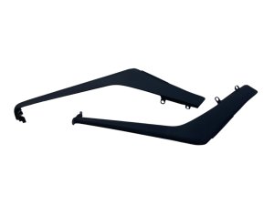 2019-2023 Porsche Cayenne Black Center Console Trim Garnish Panel Pair (Used OEM)