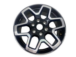 2021-2025 Ford Bronco 18-Inch 6 Double Spoke Machined Black Alloy Wheel (Used OEM)