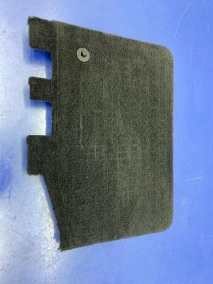 2019-2023 Porsche Cayenne Black Boot Mat Floor Trim Cover Panel - Rear (Used OEM)