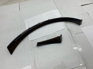 2011-2013 INFINITI QX56 Dashboard Wood Grain Molding Trim Panel Set (Used OEM)