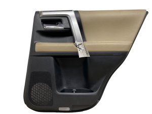 2014-2024 Toyota 4Runner Black Door Interior Trim Panel - Rear, Right (Passenger) (Used OEM)