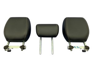 2024-2025 Mazda CX-90 Black Seat Headrest Set (3 Piece) - Rear, Right (Passenger) (Used OEM)