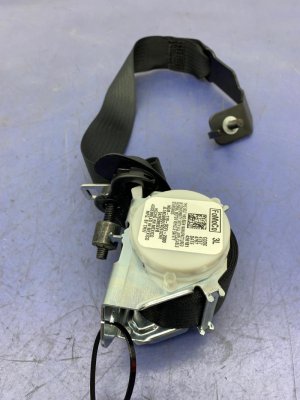 2018-2024 Lincoln Navigator Ebony (Black) 3rd Row Seat Belt Assembly - Rear, Left (Driver) (Used OEM)