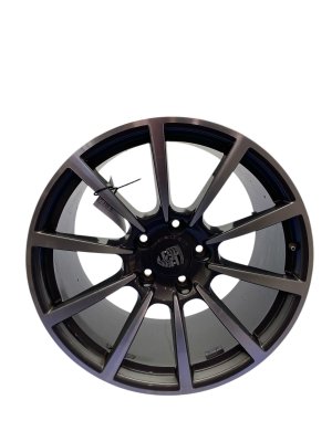 2012-2016 Porsche 911 Gray 20x11 10-Spoke Titanium Alloy Wheel - Rear (Used OEM)