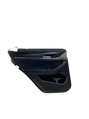 2018-2024 BMW X3 Black Door Interior Trim Panel without Sunshade - Rear, Left (Driver) (Used OEM)