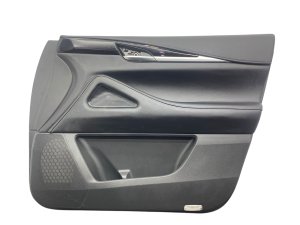 2022-2024 INFINITI QX60 Black Door Interior Trim Panel with Switch and Handle - Rear, Left (Driver) (Used OEM)
