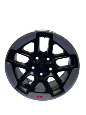 2019-2022 Jeep Wrangler Black 17x7.5 5 U-Spoke Aluminum Wheel (Used OEM)