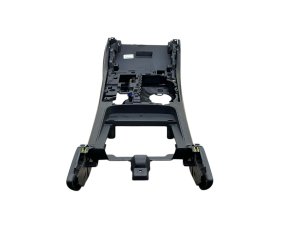 2019-2024 Audi Q8 Black w/ Red Stitching Front Center Console Base and Side Moldings (Used OEM)