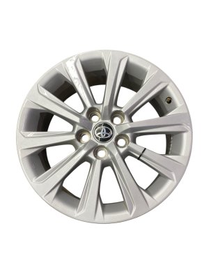 2024-2026 Toyota Grand Highlander Silver 18-Inch 10-Spoke Silver Painted Alloy Wheel (Used OEM)