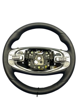 2021-2024 Genesis GV80 Black Heated Steering Wheel Assembly with Lane Assist and Controls (Used OEM)